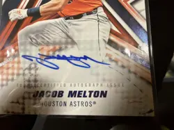 2026 Topps Series 1 Jacob Melton Baseball Stars Rookie Autograph Card #BSA-JM - Image 3