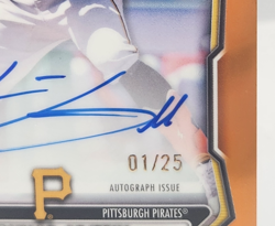 2026 Bowman Konnor Griffin Chrome True Orange ON CARD Auto# 1/25 #CPA-KG-Clean! - Image 2