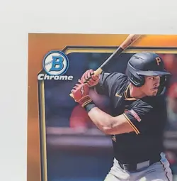 2026 Bowman Konnor Griffin Chrome True Orange ON CARD Auto# 1/25 #CPA-KG-Clean! - Image 3