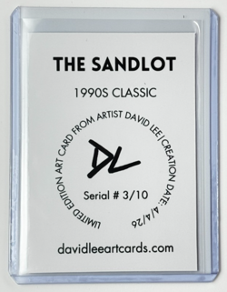 The Sandlot Limited Edition Artist Signed "1990's Classic" Trading Card 3/10 - Image 2