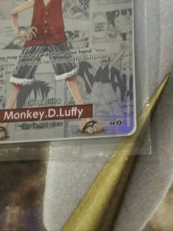 One Piece Monkey D. Luffy US Voyage College Basketball Promo Card (Mint - New) - Image 5