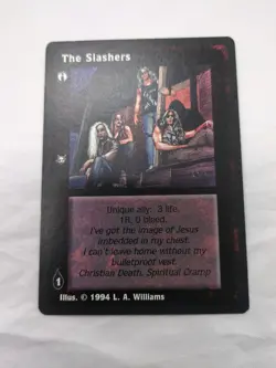 The Slashers Jyhad Vampire The Eternal Struggle Rare Card - Image 1