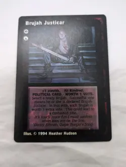 Brujah Justicar Jyhad Vampire The Eternal Struggle Rare Card - Image 1