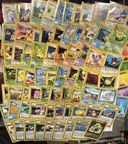 Pokemon Neo Genesis Lot - 75 Different 1st Edition Cards See Pics Togepi Pikachu - Image 1