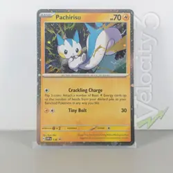 Pokemon TCG Card - Pachirisu SVP 158 Cosmos Holo | 2024 Scarlet & Violet Promo - Image 1