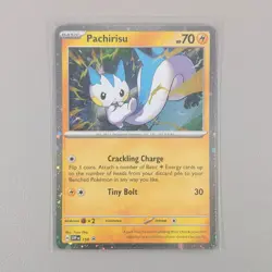 Pokemon TCG Card - Pachirisu SVP 158 Cosmos Holo | 2024 Scarlet & Violet Promo - Image 2