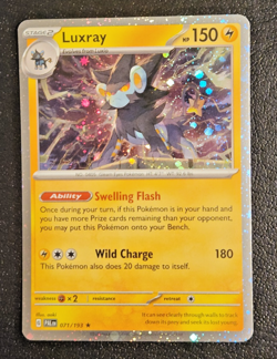 Luxray (Cosmos Holo Rare Promo ) 071/193 Pokemon Card ( SV: Paldea Evolved NM ) - Image 2