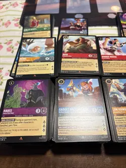 Disney Lorcana Bulk R/SR Only Lot 1200+ Cards, Various Sets 1-7 - Image 2
