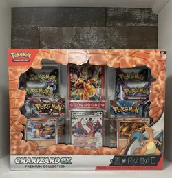 Pokemon TCG Charizard ex Premium Collection Box 2023 65 Card Promo - Image 1