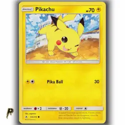 Pokemon Unbroken Bonds Pikachu 54/214 Non Holo Common Card LP - Image 1