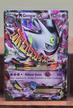 Pokemon M Gengar EX XY166 XY-P Promo Japanese Holo 2016 210 HP TCG Card - Image 1