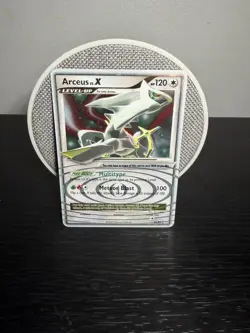 Pokemon TCG Arceus LV.X Holo Rare Card 95/99 Arceus LP+ - Image 1