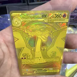 Mega Charizard X EX Mega Hyper Rare Full Art Holo 130/094 EN 2025 360HP - Image 2