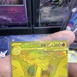 Mega Charizard X EX Mega Hyper Rare Full Art Holo 130/094 EN 2025 360HP - Image 3