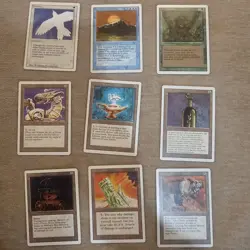 Magic The Gathering Mtg Rare Revised Card Lot 1994 Living Lands Jasconius Etc.. - Image 1