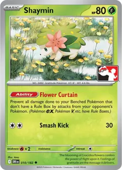 Shaymin 010/182 Uncommon Pokemon Prize Pack Series Cards NM - Image 1