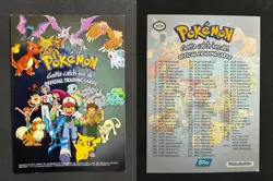 POKEMON UNGRADED CHECKLIST #90 TOPPS TRADING CARDS SERIES 1 LP - Image 1
