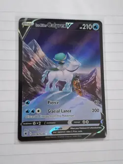Pokemon Card Ice Rider Calyrex V TG14/TG30 Astral Radiance Trainer Gallery NM - Image 2