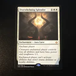 Overwhelming Splendor #19 (NM) Hour of Devastation HOU Magic MTG 2017 - Image 1