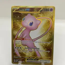 2023 Mew ex 205/165 Sv: Scarlet & Violet 151 Gold Holo Pokemon - Image 3