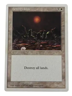 MTG Armageddon 5th Edition Light Play Regular Vintage Old School Magic - Image 1