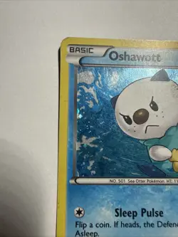 Oshawott BW08 Mp Black And White Promo Holo Pokemon TCG - Image 5