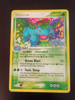 Pokemon - Venusaur 28/100 - Holo - Stamped - Ex Crystal Guardians - *See Pics* - Image 1