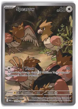 Spearow 151/132 Illustration Rare Mega Evolution Pokemon Holo NM - Image 1