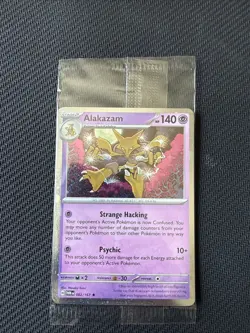 Alakazam 082/167 Cosmos Holo Twilight Masquerade Pokemon TCG Promo Sealed - Image 1
