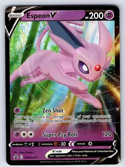Espeon V SWSH201 Holo Promo Sword & Shield Promo Pokemon Holo Near Mint - Image 1