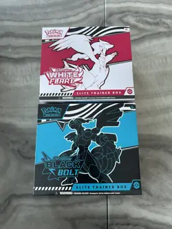 Pokemon TCG Black Bolt and White Flare Elite Trainer Box ETB Bundle (BOTH)📦🚀 - Image 1