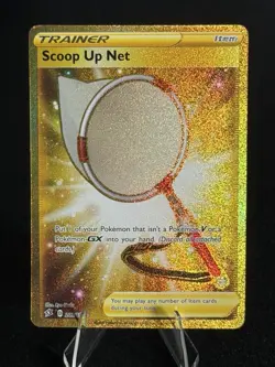 Scoop Up Net 207/192 Rebel Clash Holo Secret Rare Trainer-Item Eng 2020 - Image 3