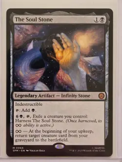 THE SOUL STONE Marvel's Spider-Man (Regular) MTG Magic the Gathering - Image 1
