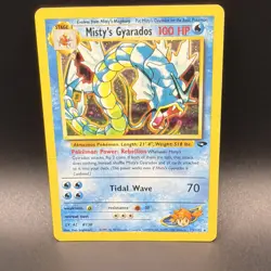 Misty's Gyarados 13/132 Gym Challenge Holo Rare Unlimited English 2000 100 HP - Image 1