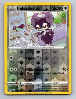 Indeedee 120/163 Uncommon Battle Styles Pokemon Near Mint Reverse Holo - Image 1