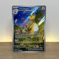 Ampharos 090/086 Holo IR Illustration Rare Pokemon TCG CRI Chaos Rising NM ENG - Image 1