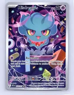 Misdreavus 233/217 Illustration Rare Ascended Heroes Pokemon Holo Near Mint - Image 1
