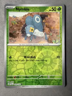 Pokemon TCG * SV Paldea Evolved * 20/193 Nymble REVERSE HOLO Common * NM - Image 1