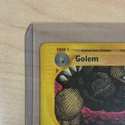 Pokemon TCG Golem 49/165 Expedition Stage 2 100HP Non-Holo Rare English 2002 - Image 3