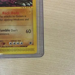 Pokemon TCG Golem 49/165 Expedition Stage 2 100HP Non-Holo Rare English 2002 - Image 5