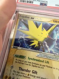 Pokemon Zapdos ex Holo Black Star Promo PSA 9 #033 2005 English SWIRL 💫 - Image 4