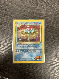 Pokemon Gym Heroes Unlimited Misty’s Tentacruel 10/132 Holo Rare LP - Image 1