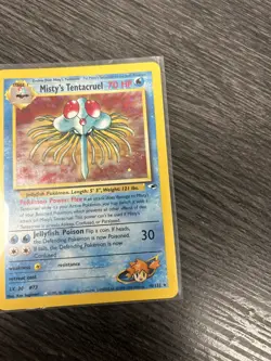 Pokemon Gym Heroes Unlimited Misty’s Tentacruel 10/132 Holo Rare LP - Image 5