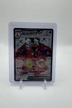 Pokemon TCG Charizard Ex 215/197 Ultra Rare SV03: Obsidian Flames Near Mint NM - Image 1