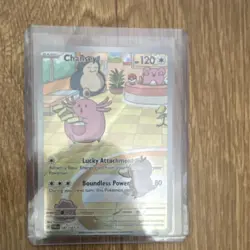 Pokemon TCG Chansey 187/167 Illustration Rare Full Art Holo 120 HP English - Image 1