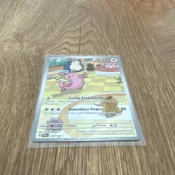 Pokemon TCG Chansey 187/167 Illustration Rare Full Art Holo 120 HP English - Image 4