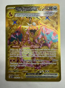 Charizard EX Pokemon SV Obsidian Flames 228/197 Hyper Rare Full Art Holo NM - Image 1
