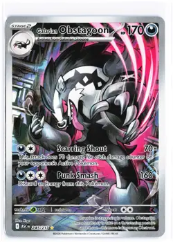 Galarian Obstagoon Illustration Rare ME: Ascended Heroes 245/217 NM - Image 1