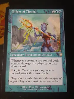 Bident of Thassa , Commander The Brothers War , NM , MTG , FREESHIPPING - Image 1