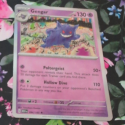 The Pokemon Company Pokemon TCG Gengar Holo Rare 094/165 SV 151 ENG 130 HP - Image 1